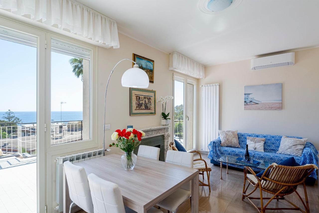Tre Ponti Panoramic Seaview Apartment Sanremo Exterior photo